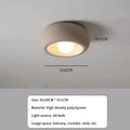 Modern Nordic Circular Ceiling Light for Balcony & Hallway - 30cm Diameter