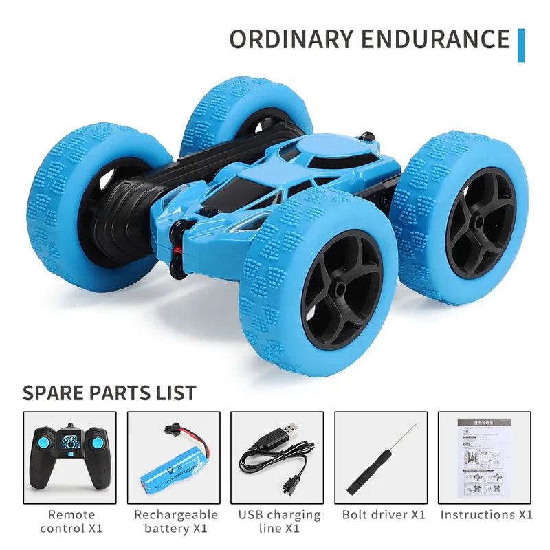 Off Road Drift RC Stunt Car with 360° Rotation & Double Sided Flip - 2.4G Remote Control