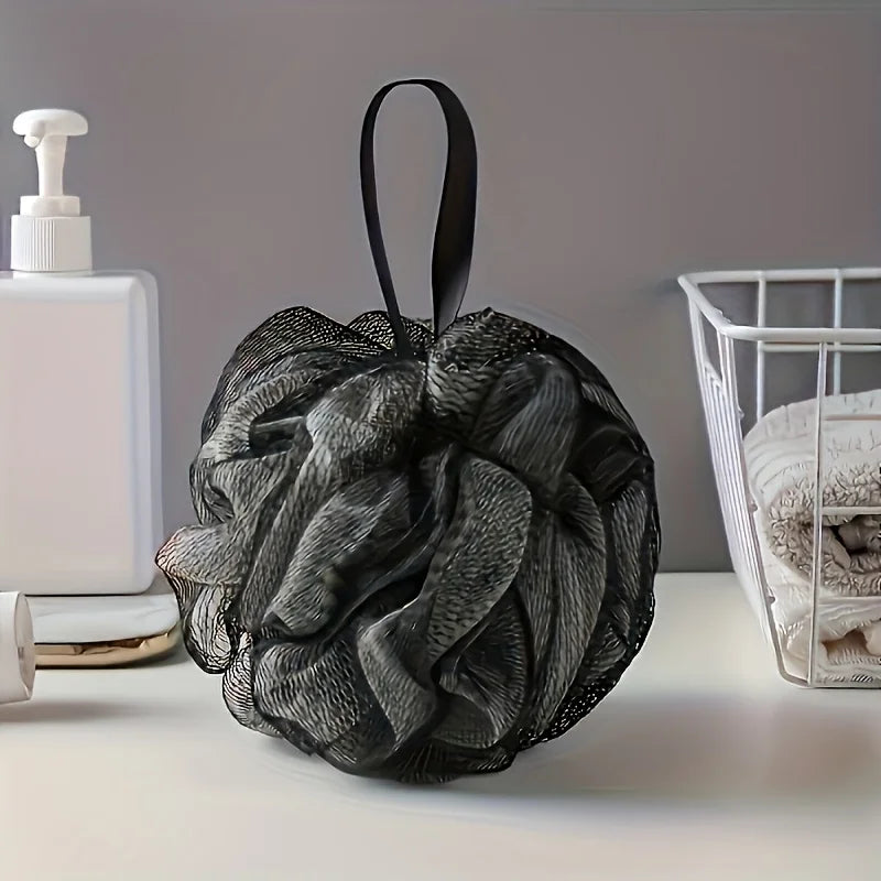 Men and Women Unscented Bath Sponge Set with Mesh Pad & Foam - Bathroom Accessory