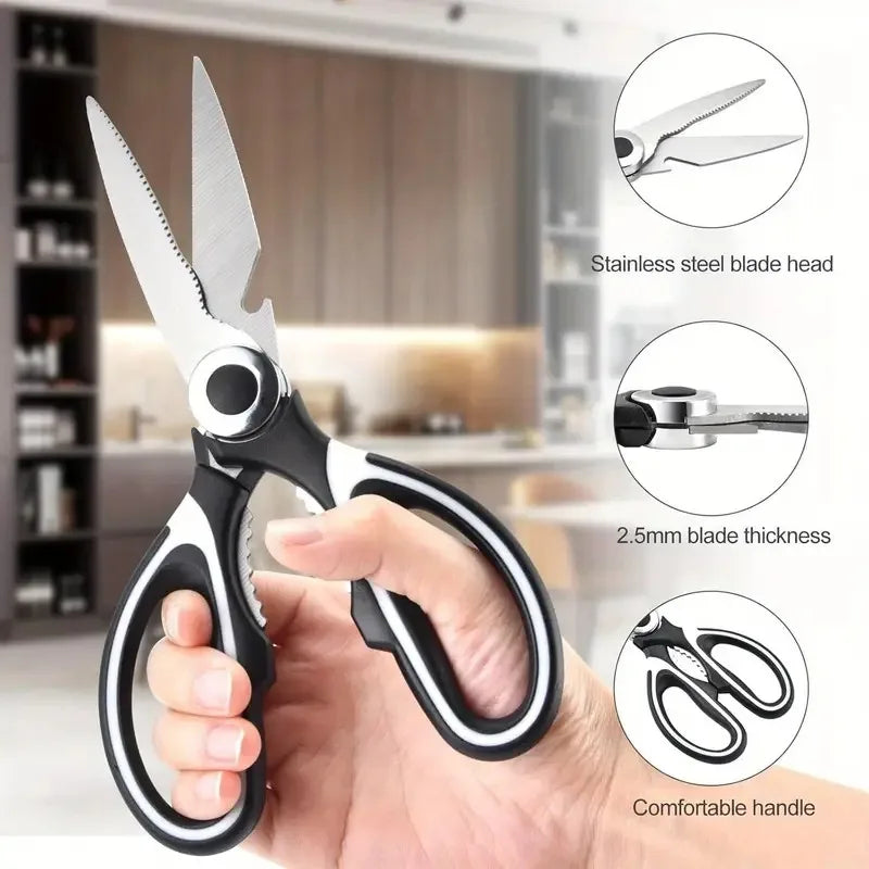 All-Purpose Crafting & Gift Wrapping Scissors - Holiday Use Kit