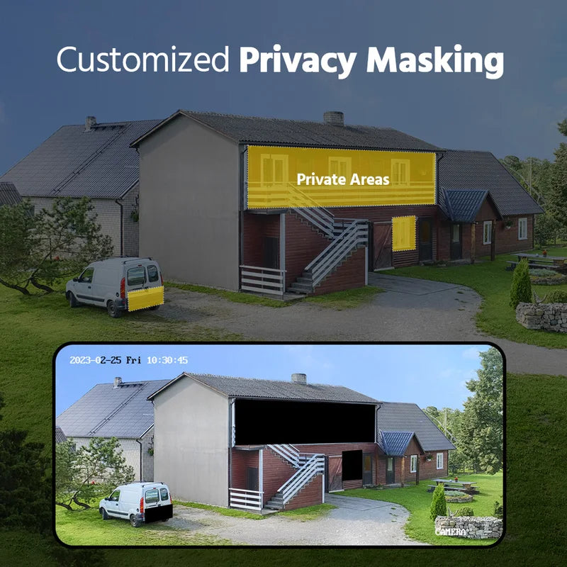 8-Channel 5MP DVR Security Camera System with 8 Outdoor PIR Cameras