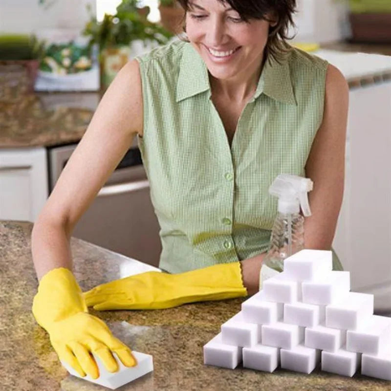 Melamine Sponge Eraser Cleaning Sponges for Kitchen Bathroom Stain Removal - 5/50PCS