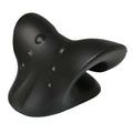 Neck and Shoulder Relaxer Cervical Traction Device with Remedial Pillow - Adjustable Support
