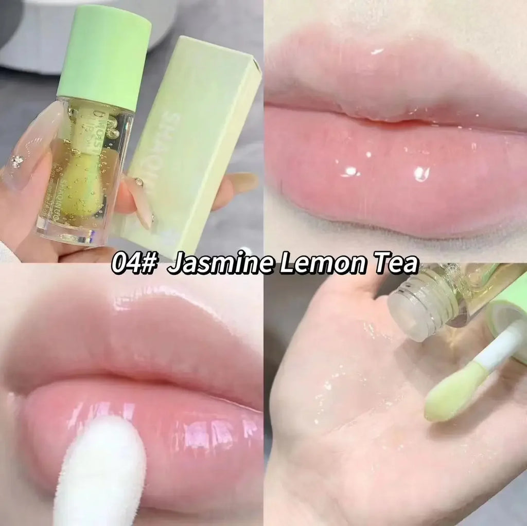 Hydrating Lip Oil with Glossy Finish, Non-Sticky Moisturizer & Plumper - Clear & Color Variants
