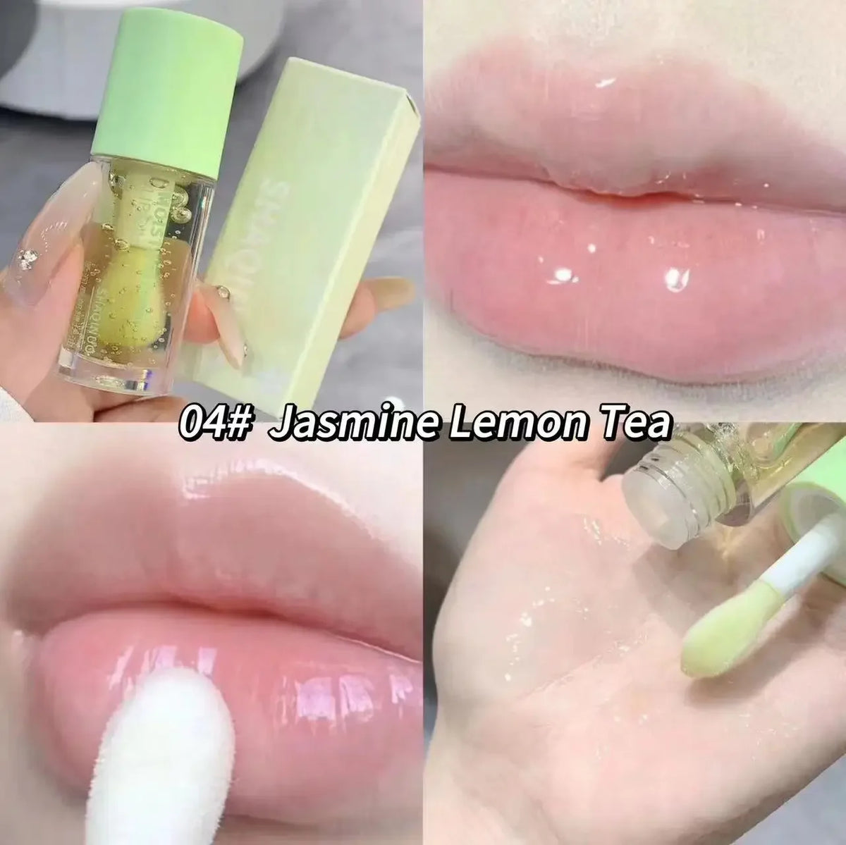 Hydrating Lip Oil with Glossy Finish, Non-Sticky Moisturizer & Plumper - Clear & Color Variants