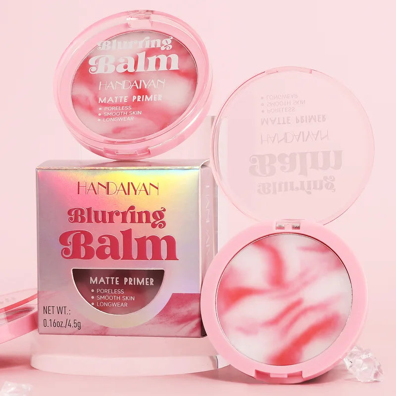 Natural Oil Control Loose Face Powder with Puff Matte Waterproof Brightening Makeup