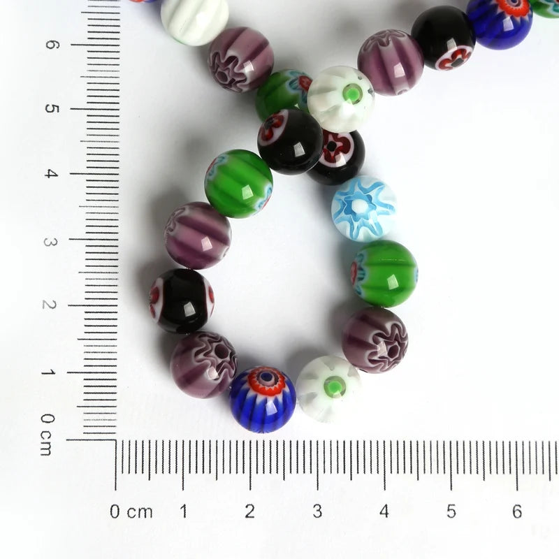 Glass Beads Assorted Sizes 39-95pcs Handmade DIY Jewelry Supplies
