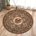 Round Persian Style Carpet Bathroom Mat Home Decor Living Room Kitchen Rug