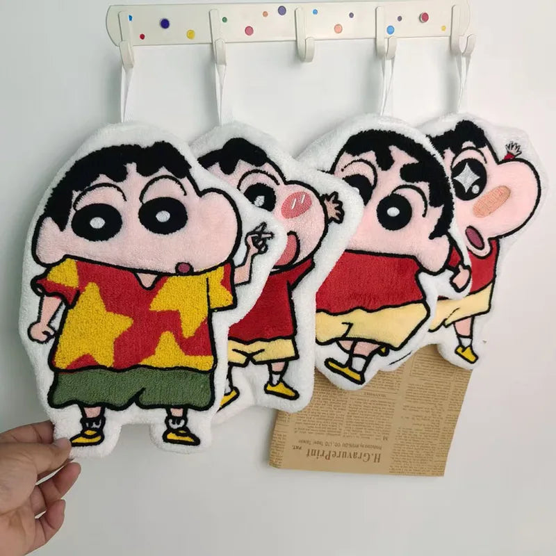 Crayon Shin Chan Hand Towel - Cute Absorbent Bathroom & Kitchen Accessory