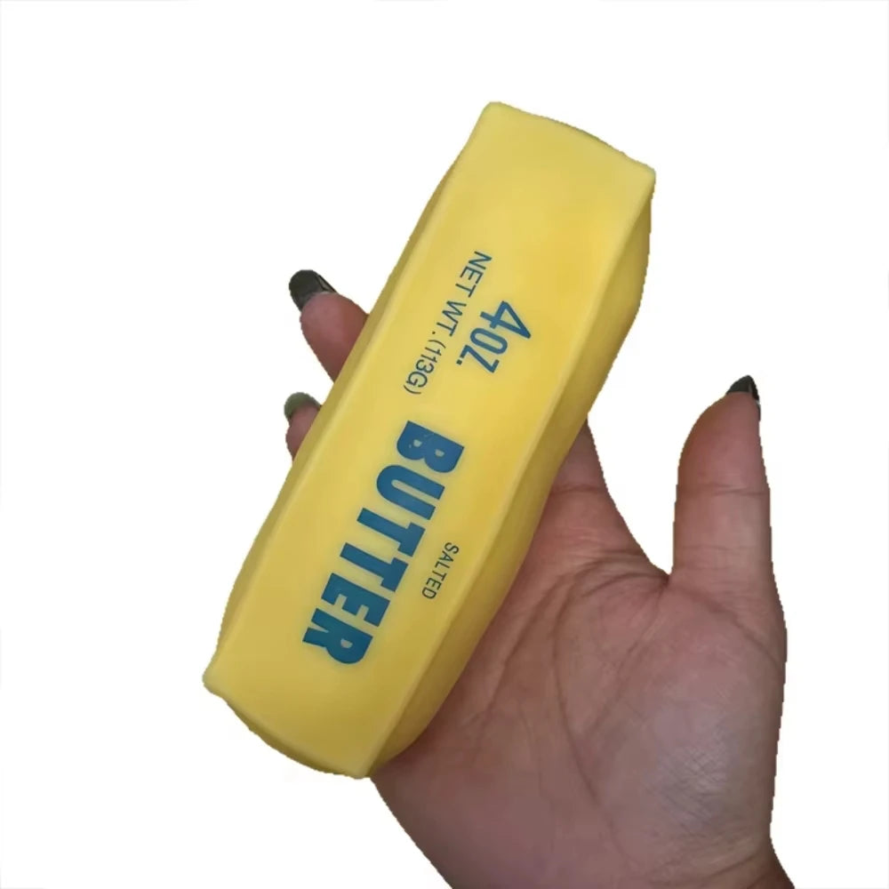 Stress Relief Butter Squishy Toy - Fidget Hand Relaxation Toy for Adults & Kids