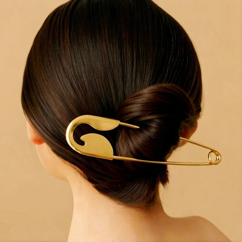Large Safety Pin Hair Clip Metal Hair Pins Personalised Headpiece Hair Stick Pins