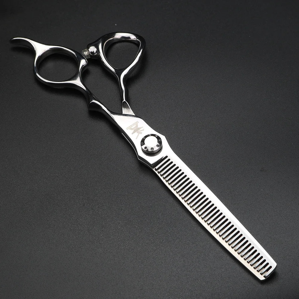 Professional Hair Cutting Scissors 6.5 Inch Thinning & Styling Shears, Sharp Steel Barber Scissors