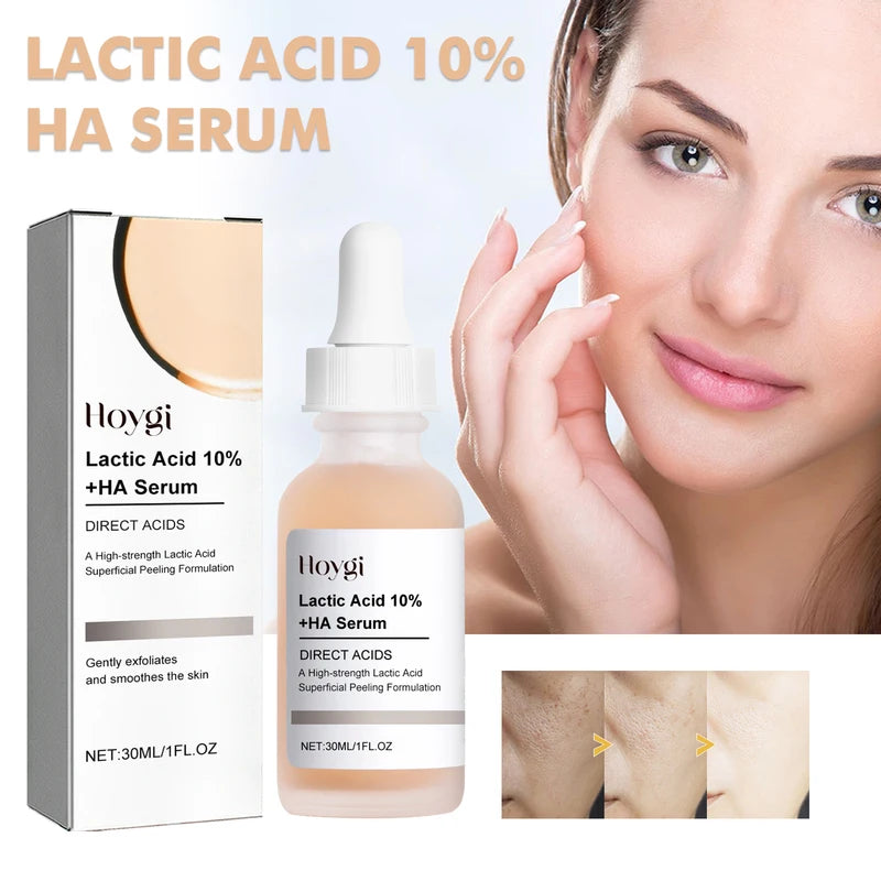Lactic Acid Face Serum for Exfoliating Hydrating Brightening & Anti-Aging - All Skin Types