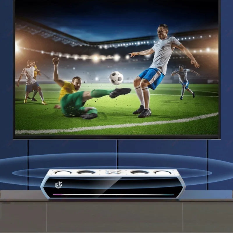 Bluetooth Soundbar 30W Wireless Speaker for TV PC and Notebook - Black, Silver, White