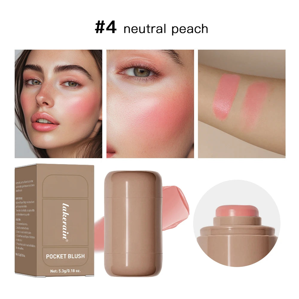 3-in-1 Lip & Cheek Stick Brightening Moisturizing Makeup | Multiple Colors