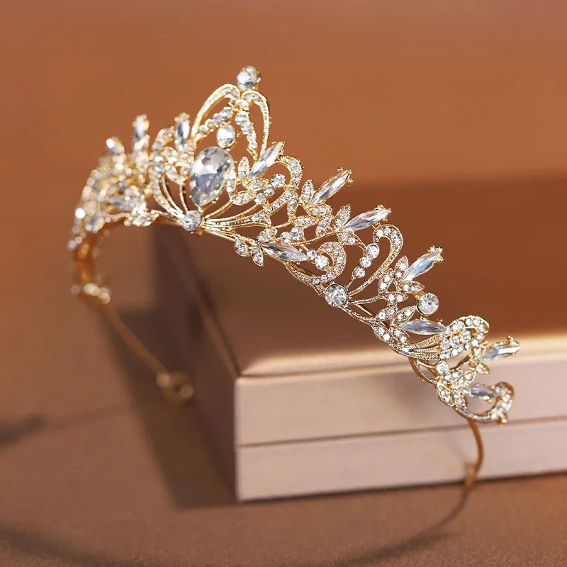 Bridal Tiara Headpiece for Wedding & Special Occasions - Full Classic Design