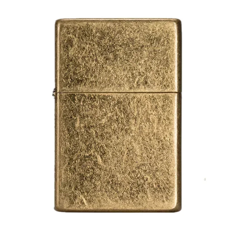 Portable Kerosene Lighter Square Head Windproof Retro Creativity