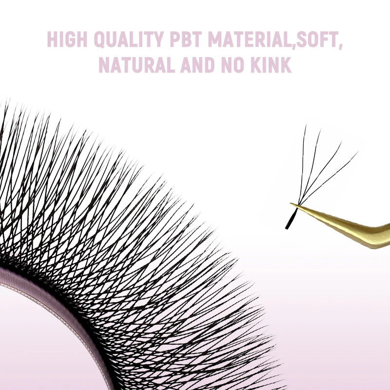 Premade 3D 4D 5D Eyelash Fans - Natural Soft Volume for Makeup