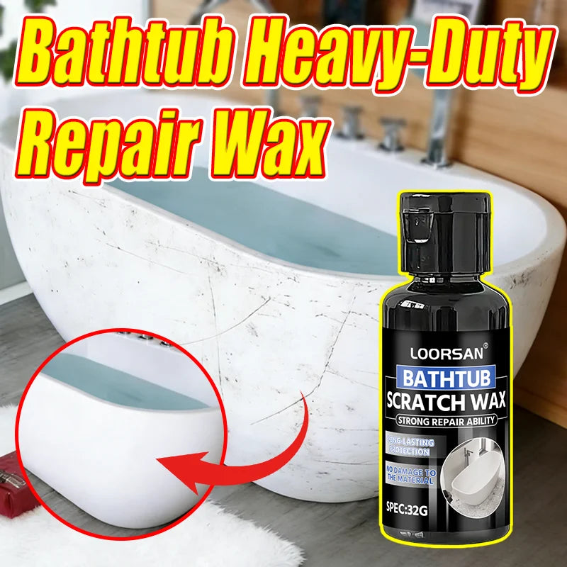 Ceramic Scratch Repair Wax for Bathtubs, Toilets & Sinks - Stain & Scratch Remover