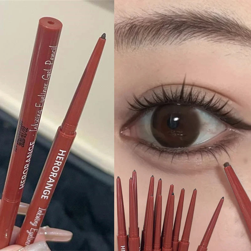 Waterproof Eyeliner Gel Pen Set - Ultra Fine, Quick Dry, Smudge-Proof Makeup