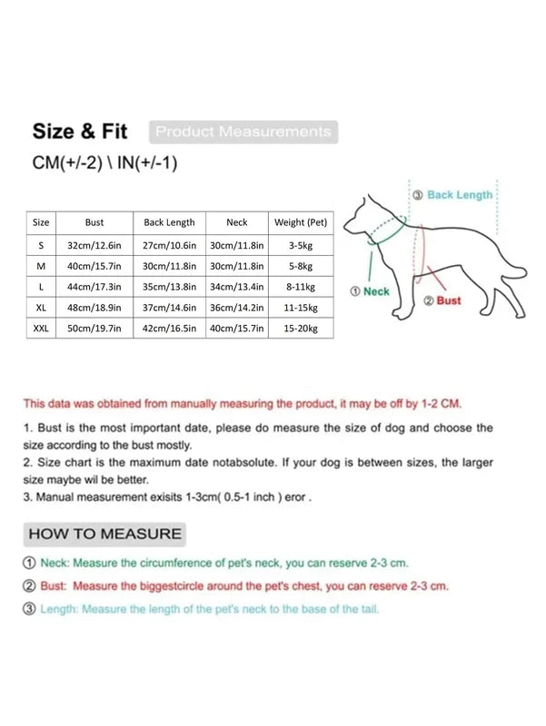 Pet Sweater for Small and Medium Dogs - Cozy & Stylish Hoodie with Fun Design