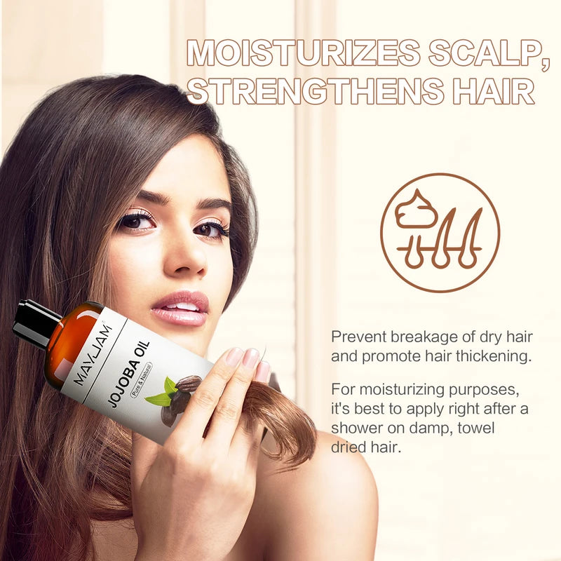 Organic Carrier Oil for Skin Hair Face Nails 473ml Cold Pressed Moisturizer