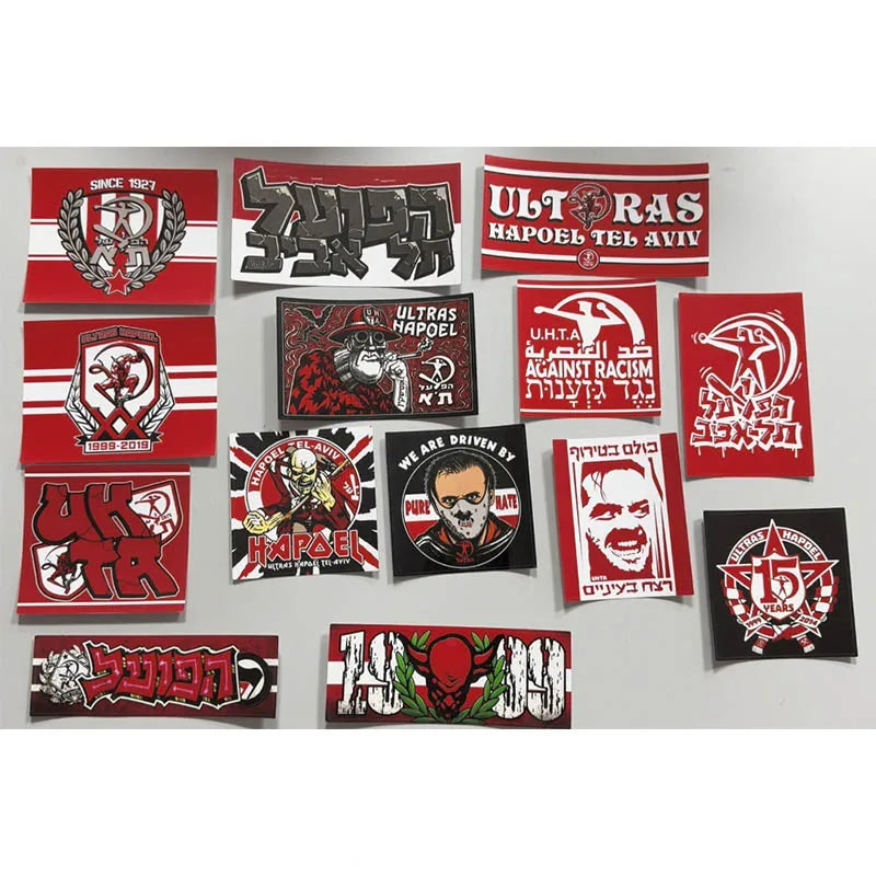 Football Ultras Stickers Set for Car Wall Locker & More - 14 Types