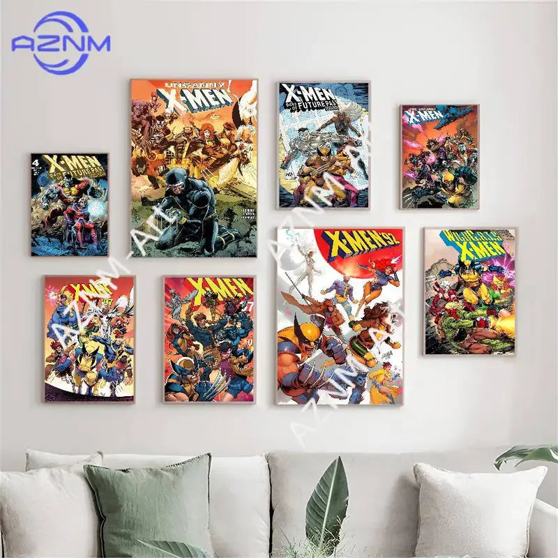 Anime Movie X-Men Vintage Posters Wall Art Deco Prints for Living Room or Bedroom