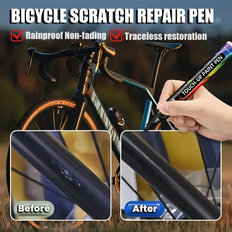 Multi-Purpose Bicycle and Car Scratch Repair Wax Pen - Touch-Up Surface Coating