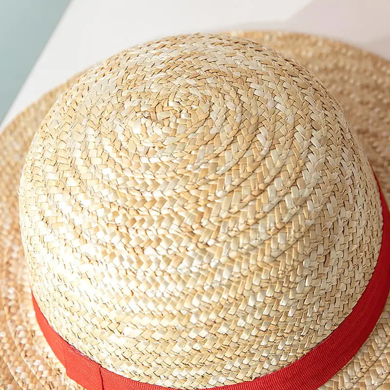 Anime Straw Hat Cosplay Sun Hat for Kids & Adults - Performance & Costume Accessory