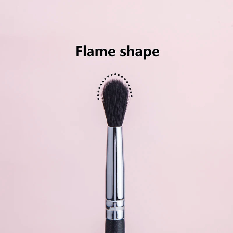 Eye Shadow Crease Brush Flame Shape Goat Hair Makeup Tool for Blending