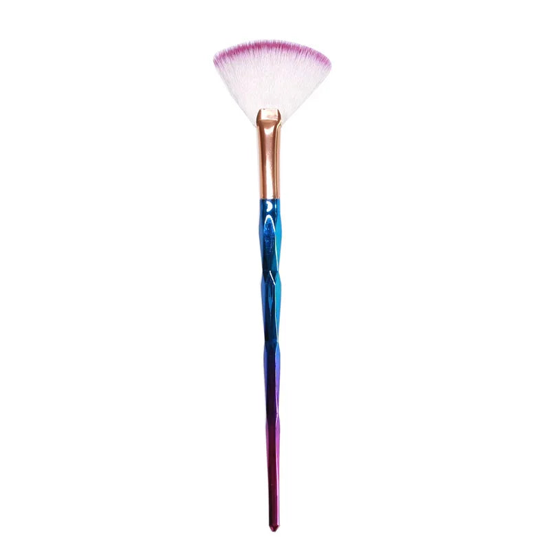 Ceramic Fan-Shaped Paint Brush for Glaze & Underglaze - Large Area DIY Art Tool