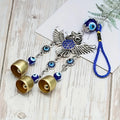 Blue Owl Wind Chime for Outdoor Garden & Courtyard Decor - Birthday Gift
