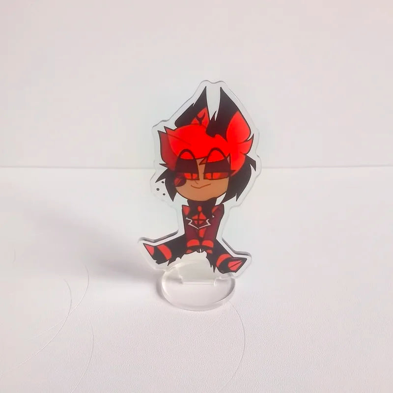 Anime Hazbin Hotel Alastor Morningstar Cosplay Acrylic Stand Cartoon Figure Birthday Gift Decor Collection