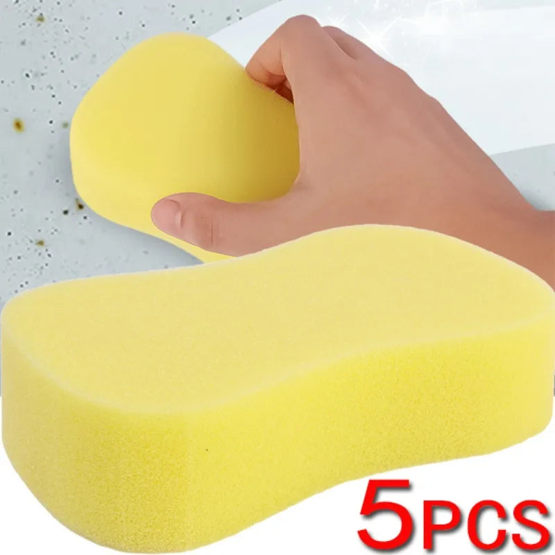 High-Density Car Wash Sponges - Large Honeycomb 8-Shaped Cleaning Accessories
