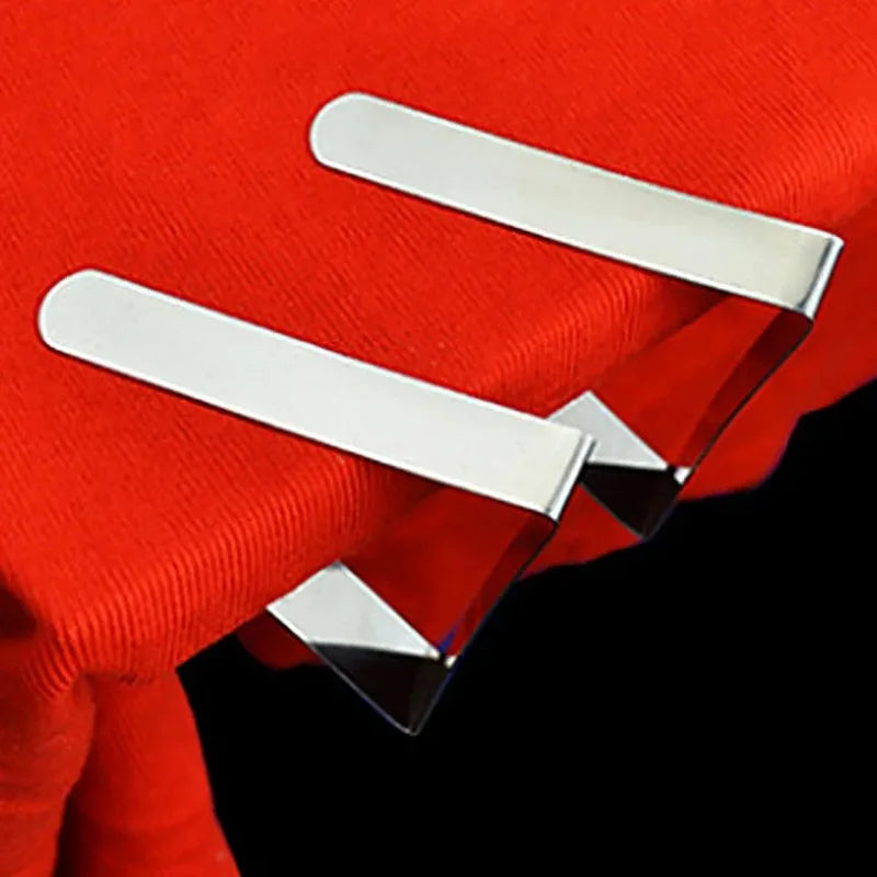 Heavy Duty Stainless Steel Tablecloth Clips Set - Strong Grip Picnic & Restaurant Holders