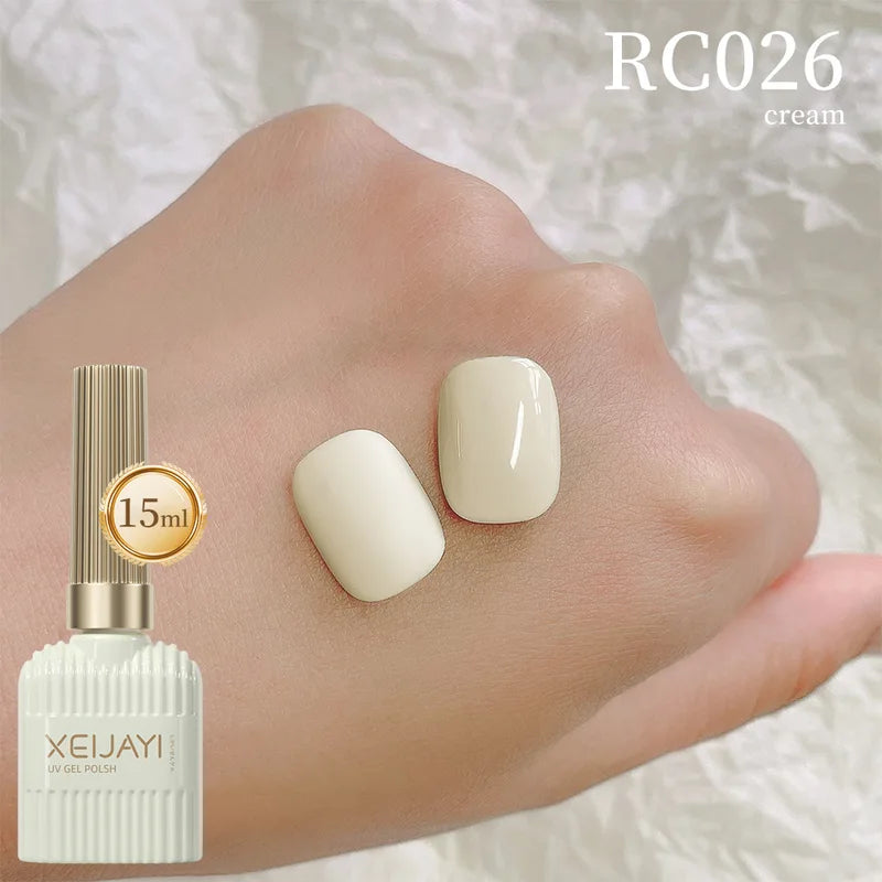 15ml Gel Nail Polish Set - Hybrid Semi-Permanent UV/LED Soak Off Varnish