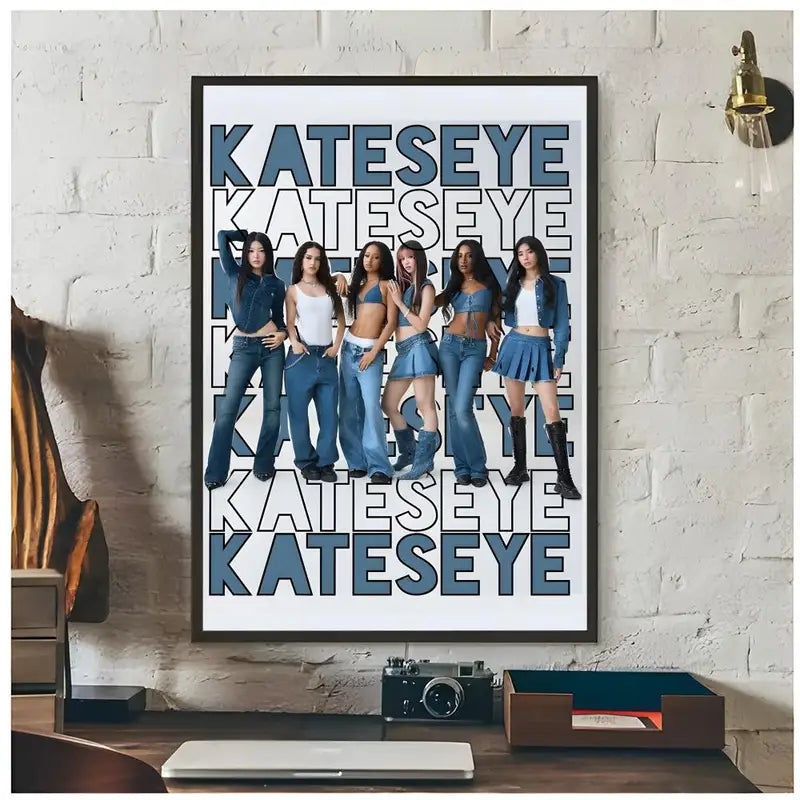 K-Pop Group Trendy Poster Wall Art Decor for Living Room Bedroom Gifts