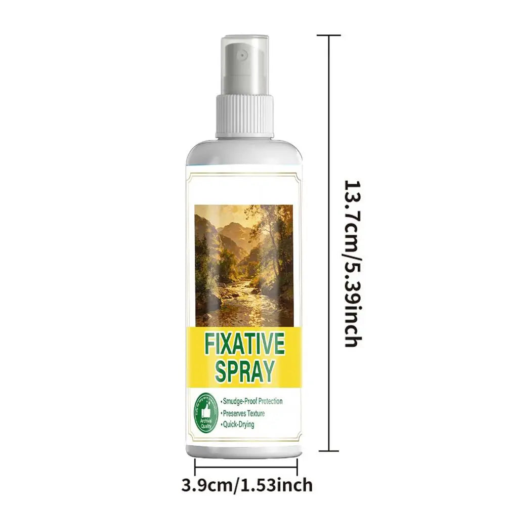 Art Fixative Spray 120ml for Pastel Charcoal Watercolor & Acrylic Art