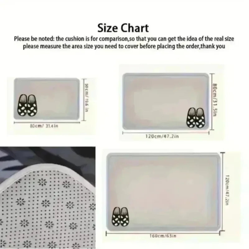 Kids Room Cartoon Carpet Rug with Lucky Heart Pattern - Soft Non-Slip Floor Mat