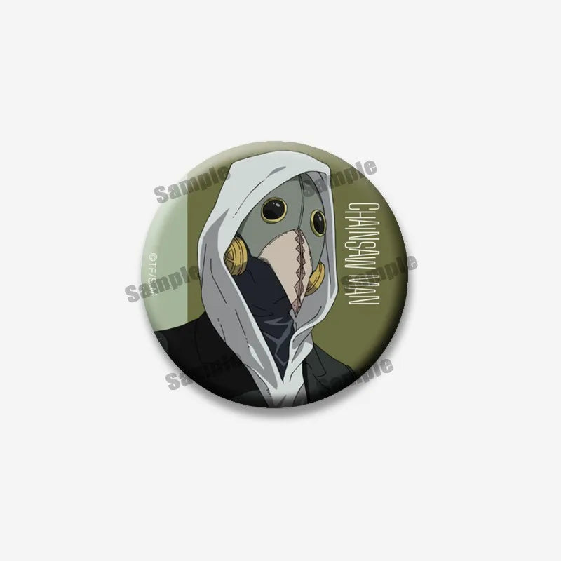 Anime Lapel Pins - Makima Denji Aki Meme Brooch Jewelry Badge Customizable
