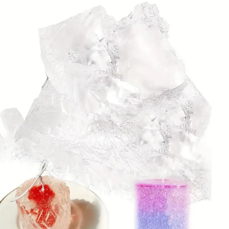 Clear Crystal Wax for Candle Making - DIY Handmade Candle Supplies, Halloween & Christmas