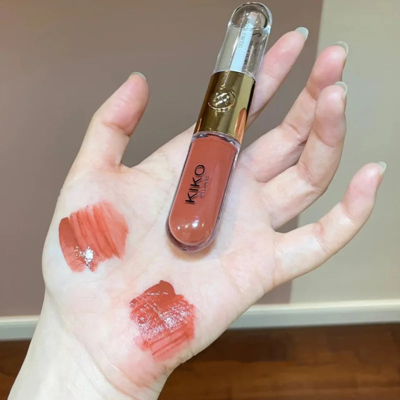 Double Headed Lipstick Set - Matte Waterproof Long Lasting Lip Makeup for Women