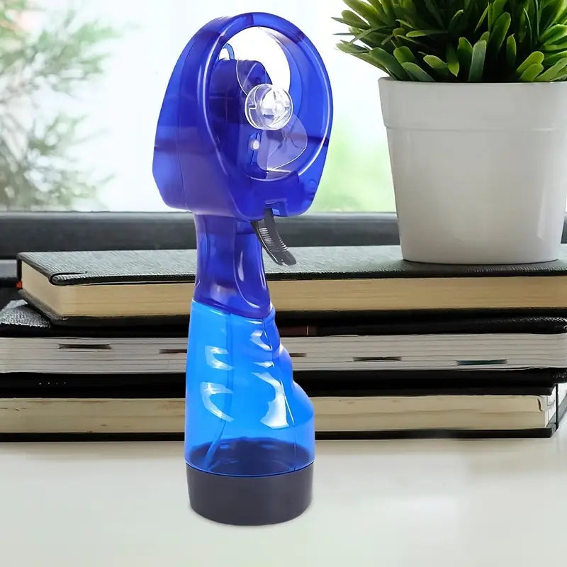 Portable Mist Fan with 300ml Water Tank Handheld Cooling Fan for Travel & Outdoors
