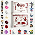 BTS Arirang World Tour 2026 Vinyl Record Keychain Set - BT21 Doll Pendant Collectible Gift