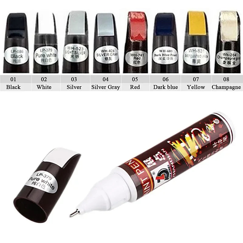 Car Paint Scratch Repair Pen - Pearl White Silver Gray Black Multi-Color