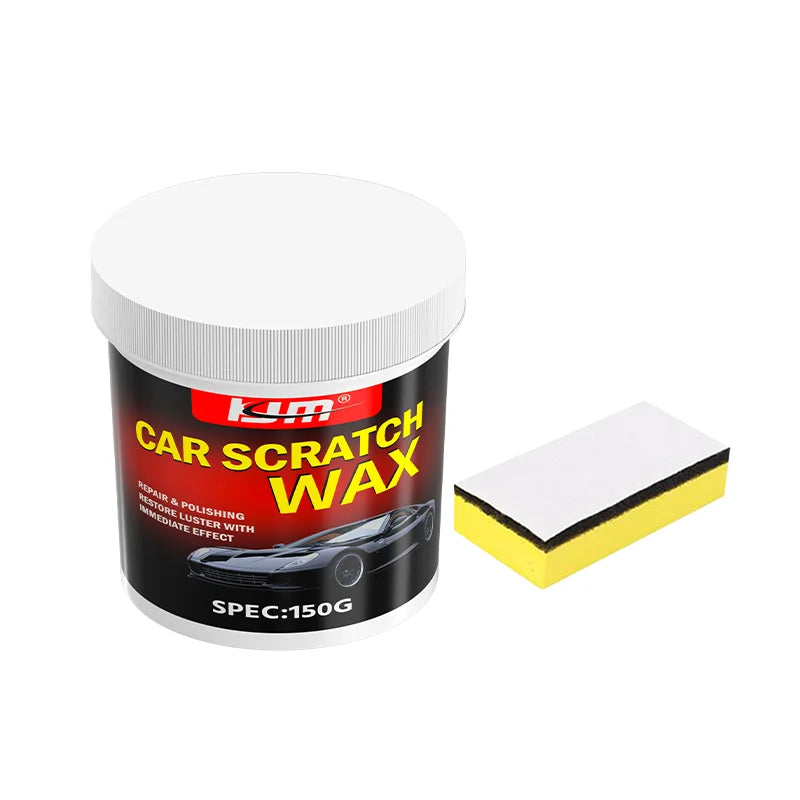 Car Scratch Remover Polish with Deep Gloss Restorer Wax - Instant Shine & Micro-Scratch Filling