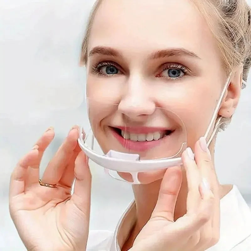 Transparent Plastic Face Shield Mask for Manicure Tattoo Beauty Safety - 10/20 pcs