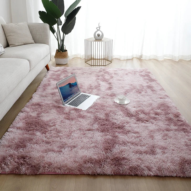 Machine Washable Shaggy Area Rug for Bedroom and Indoor Floors – Soft Non-Slip Carpet