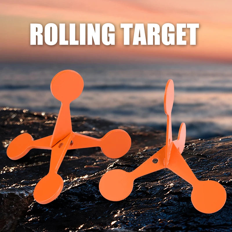 2/4mm Thick Metal Shooting Target Set - Rolling Tumbling & Pinball Style
